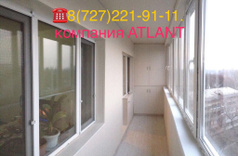 Балкон под ключ в алматы от компании atlant.