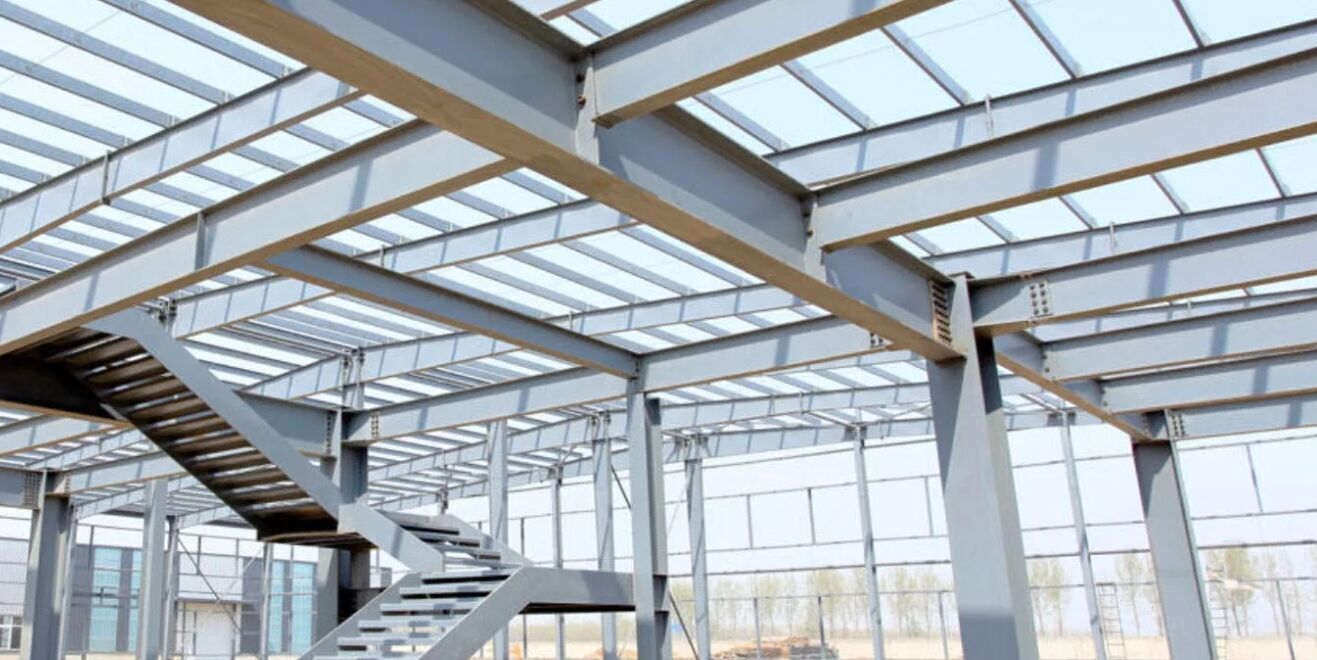 Дом из металлических балок двутавровых