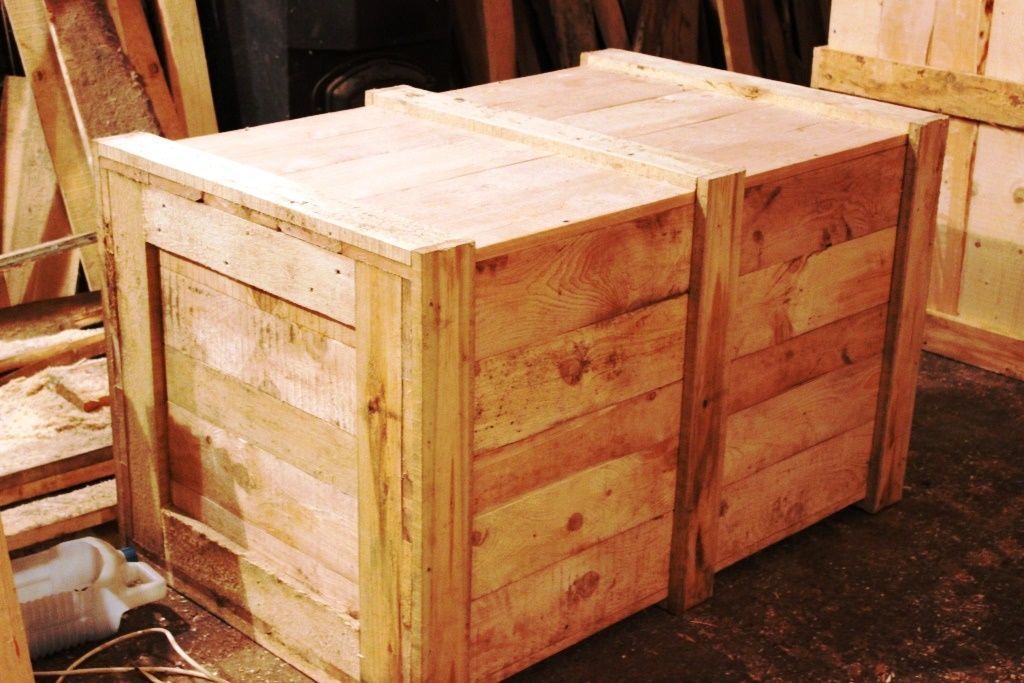 Деревянные ящики для хранения
