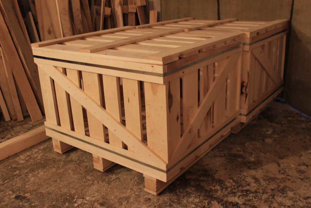 Коробка деревянная прямоугольная