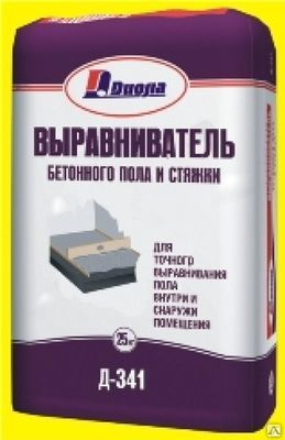 Выравниватель бетонного пола и стяжки "Диола-341" 25 кг., цена в ...