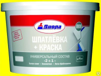 Шпатлевка+краска универсальный состав 