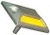 Светоотражатель дорожный КД-5 металл оцинковка 1,5мм #1
