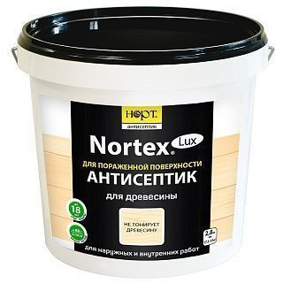 Антисептик Nortex Lux для древесины 9кг