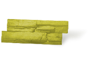 Фасадно-облицовочная плитка "Сланец" 480*190 мм жёлтый