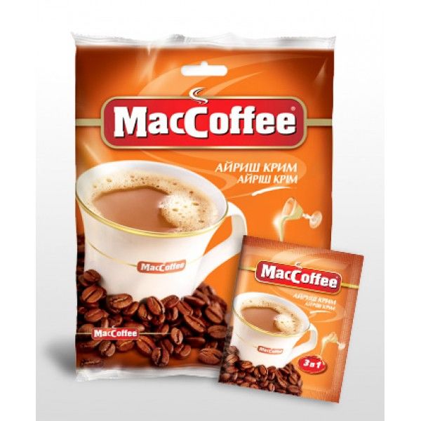 Кофе 3 в 1 MacCoffee (МакКофе) 18г карамель купить с доставкой на дом в интернет