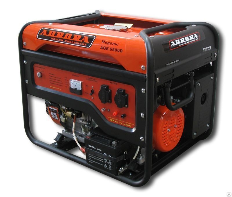 Бензиновый генератор Aurora AGE-6500 D 2