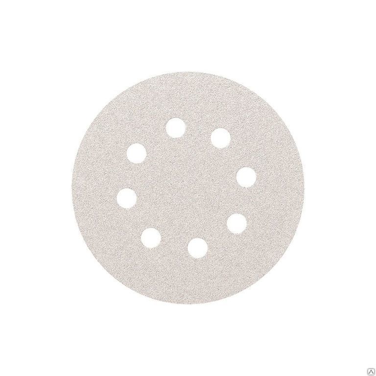 Абразивный шлифовальный круг Smirdex 125мм P150 8отв, 510 White