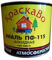 Эмаль ПФ-115 КраскаВо, красная, 2,7 кг 