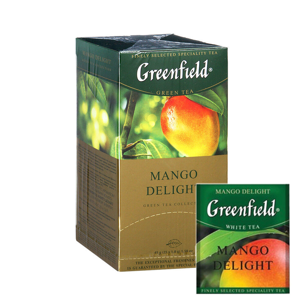 Зеленый чай гринфилд в пакетиках. Гринфилд манго 25 пакетиков. Чай Гринфилд зеленый 25 пакетиков. Чай Greenfield Mango Delight. Гринфилд Spicy Mango 25 пак. Чай.