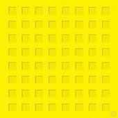 Тактильная плитка с квадратными рифами 300x300x50 Желтая