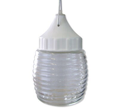 Промышленный подвесной светильник ГУ "Бочонок" 120 НСП 03-60-001 IP53 корпус пластик белый НСП-60Вт Элетех 1005550253
