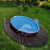 Круглый бассейн 5,5 х 1,25 м 0,4 мм каркас Светло-серый #1