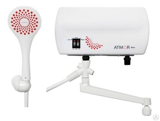 Водонагреватель проточный ATMOR BASIC 5 KW COMBI