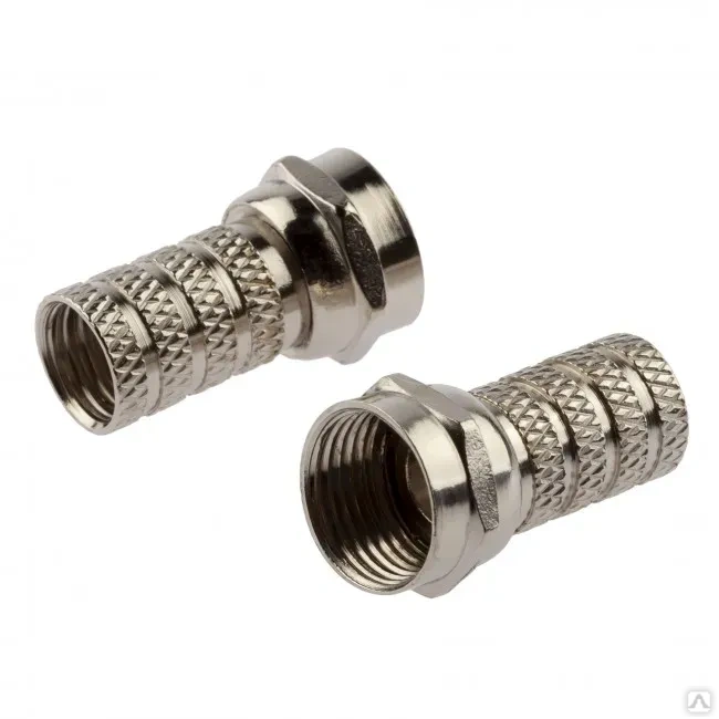 Разъём RG-6 обжимной, медный Cadena, цена в Красноярске от компании ...