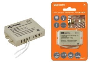 Блок защиты галогенных ламп 50-500 Вт БЗ-500 TDM ELECTRIC SQ0360-0008