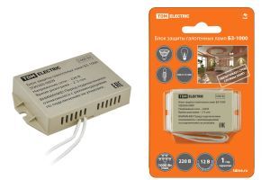 Блок защиты галогенных ламп 50-1000 Вт БЗ-1000 TDM ELECTRIC SQ0360-0009
