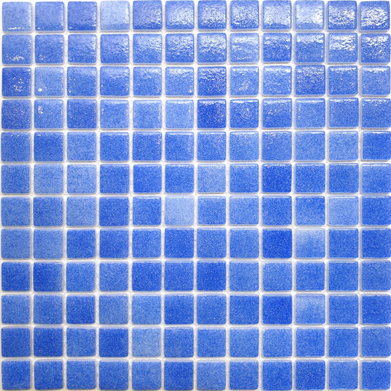 Мозаика стеклянная STP-BL010-S NATURAL Steppa синяя