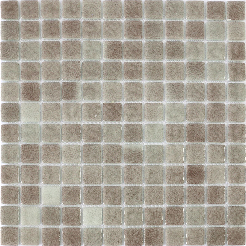Мозаика стеклянная STP-GR005 бежевый, поверхность глянцевая NATURAL Steppa