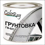 Грунт по металлу ГФ-021 серый В, ColoRay, 2,7 кг