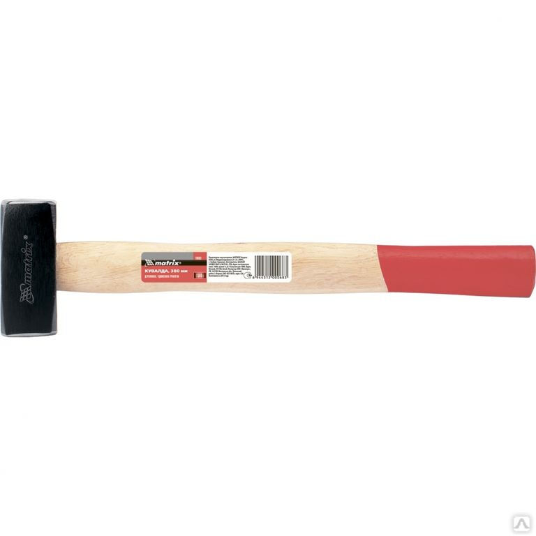 Кувалда, 1000 г, деревянная ручка MATRIX