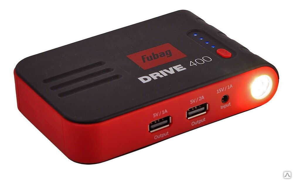 Пусковое устройство FUBAG DRIVE 400 тока запуска 400А емкость 10000мАч