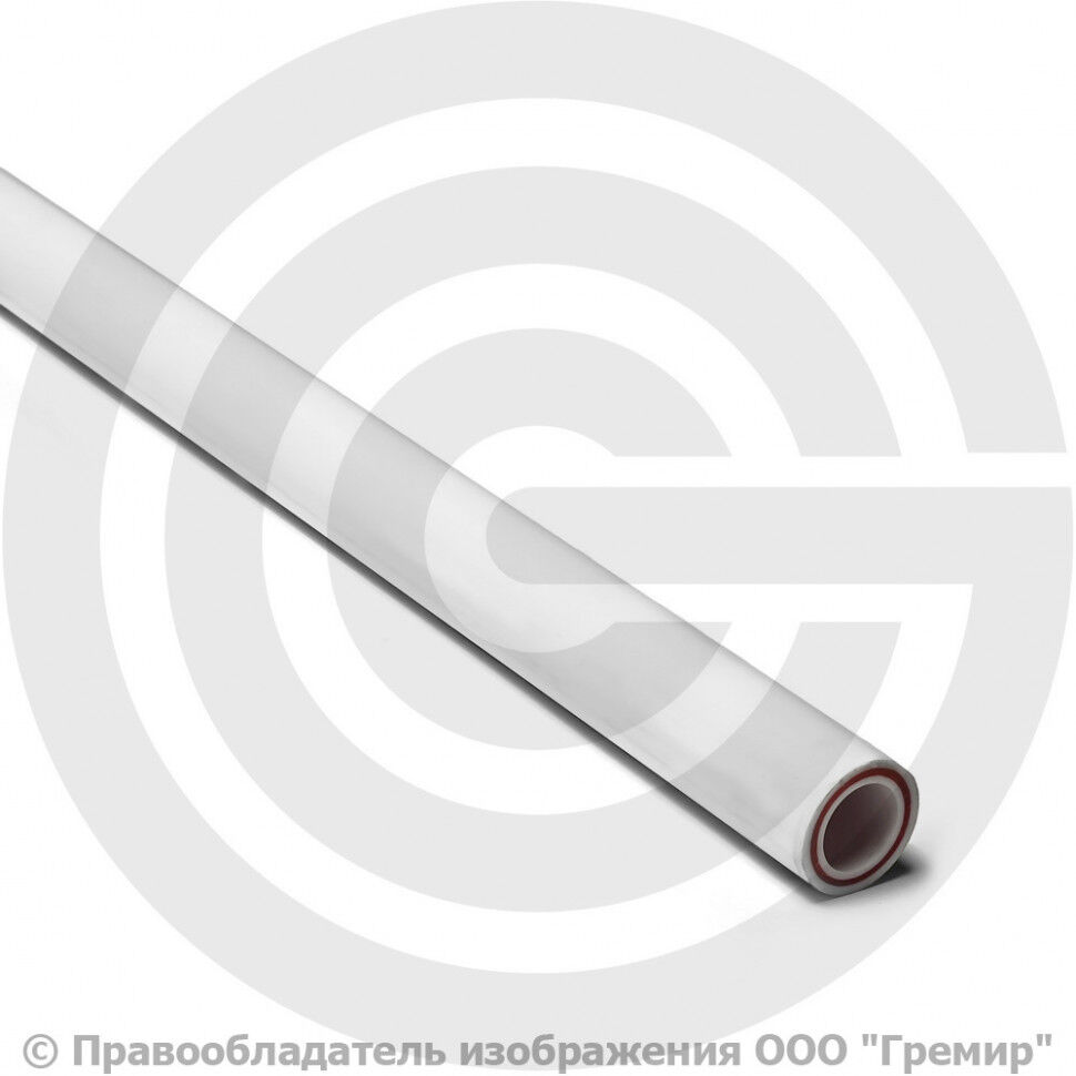 Труба PP-R белая армированная стекловолокном Дн 90х15 Ру-25 SDR6 (Т