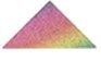 Панель акустическая Саундек (Soundec) Color f1/25 (0,580м x 0,580м х 0,820мм х 25мм), треугольник, 0,168м2 для панно