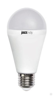 Лампа светодиодная PLED-SP 15 Вт A60 грушевидная 5000К холодный цвет белый E27 1400 лм 230 В JazzWay 2853035 