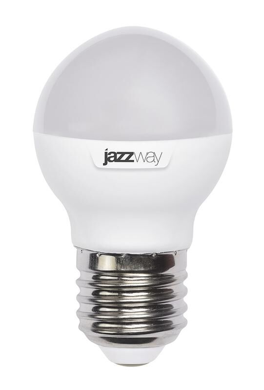 Лампа светодиодная PLED-SP G45 9 Вт шар 5000К холод. бел. E27 820 лм 230 В JazzWay 2859662A