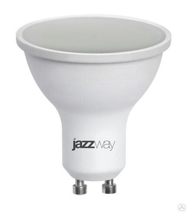 Лампа светодиодная PLED-SP 7 Вт PAR16 3000К теплый цвет белый GU10 520 лм 230 В JazzWay 1033550 