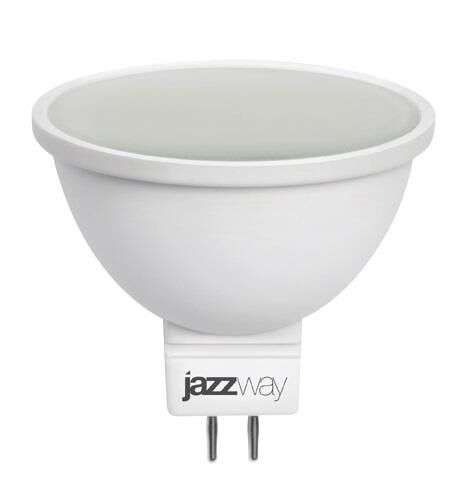 Лампа светодиодная PLED-ECO 5 Вт JCDR MR16 4000К нейтральный цвет белый GU5.3 400 лм 220-240В JazzWay 1037107A