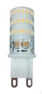 Лампа светодиодная PLED-G9 5 Вт капсульная 4000К нейтр. бел. G9 300лм 220-230В JazzWay 1032133B 