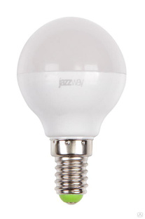 Лампа светодиодная PLED-SP 9 Вт G45 шар 3000К тепл. бел. E14 820лм 230В JazzWay 2859570A 