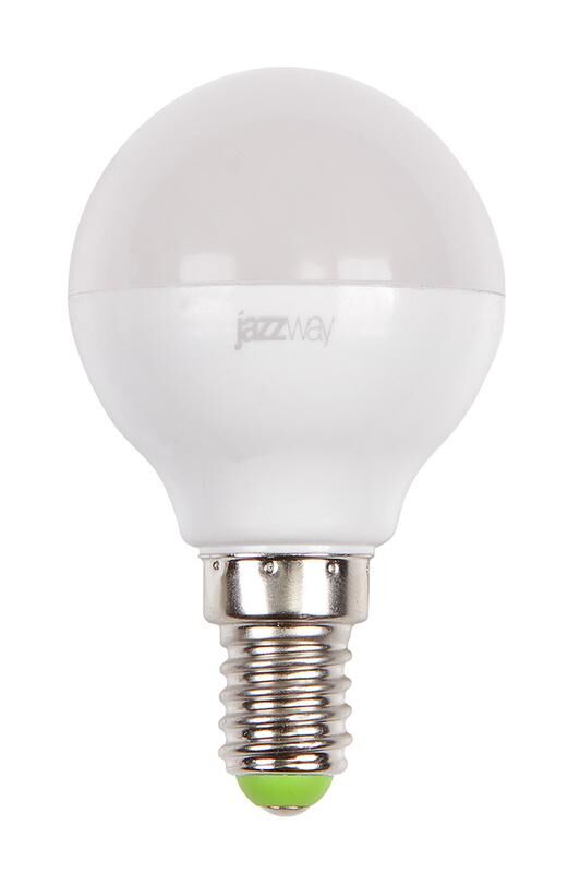 Лампа светодиодная PLED-SP 9 Вт G45 шар 5000К холодный цвет белый E14 820 лм 230 В JazzWay 2859600A