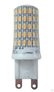 Лампа светодиодная PLED-G9 7 Вт капсульная 4000К нейтр. бел. G9 400лм 220 В JazzWay 1039095B 