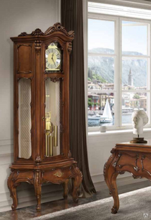 Румынские напольные часы Клеопатра Люкс орех #1
