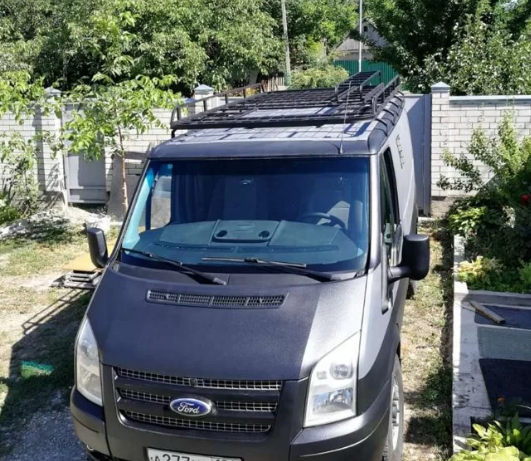 Лестница для Форд Транзит (Ford Transit) низкая крыша н.в., Евродеталь EDL