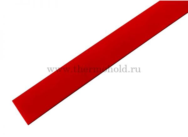 Термоусаживаемая трубка REXANT 19,0/9,5 мм, красная, упаковка 10 шт. по 1 м