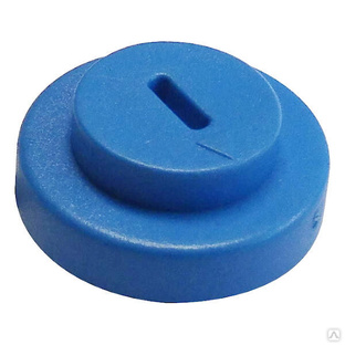Рукоятка пластиковая 1141 для термостатов с креплением на DIN рейку, цвет синий 