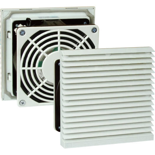 Вентилятор с фильтром STFG149A 24VDC IP54, RAL7035, 148.5x148.5мм Essima
