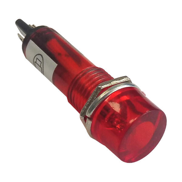 Красный индикатор N805 неоновый, 220 В, отверстие для монтажа 10,1 мм