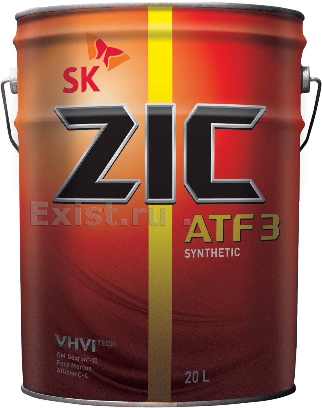 Масло Zic ATF 3 масло АКПП синтетика, 20 л.