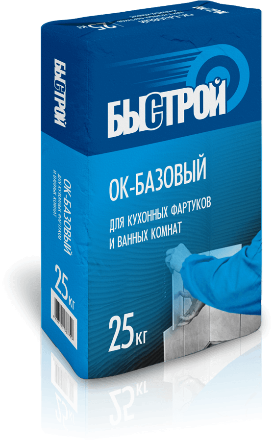 Клей Для кухонных фартуков и ванных комнат OK-БАЗОВЫЙ, 25 кг