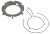 3496006000 Ремкомплект кольца выжимного подшипника (пята) для корзины сцепления КАМАЗ #1