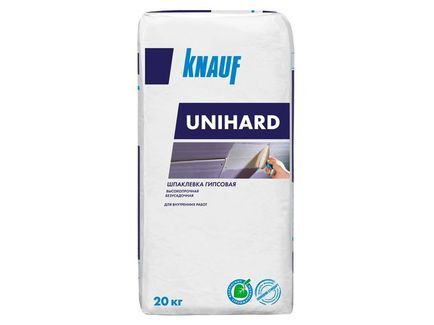 КНАУФ Унихард UNIHARD (Унифлот) (20кг) шпаклевка гипсовая высокопрочная Knauf 724018