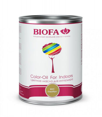 Цветное масло для интерьера Color-Oil Золото 0,125л Biofa 8521-02 34
