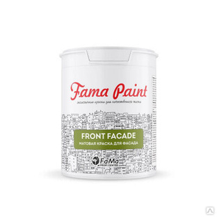 Фасадная краска FAMA PAINT FRONT FACADE, прозрачная база FP-DM-720TR 