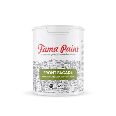 Фасадная краска FAMA PAINT FRONT FACADE, прозрачная база FP-DM-720TR