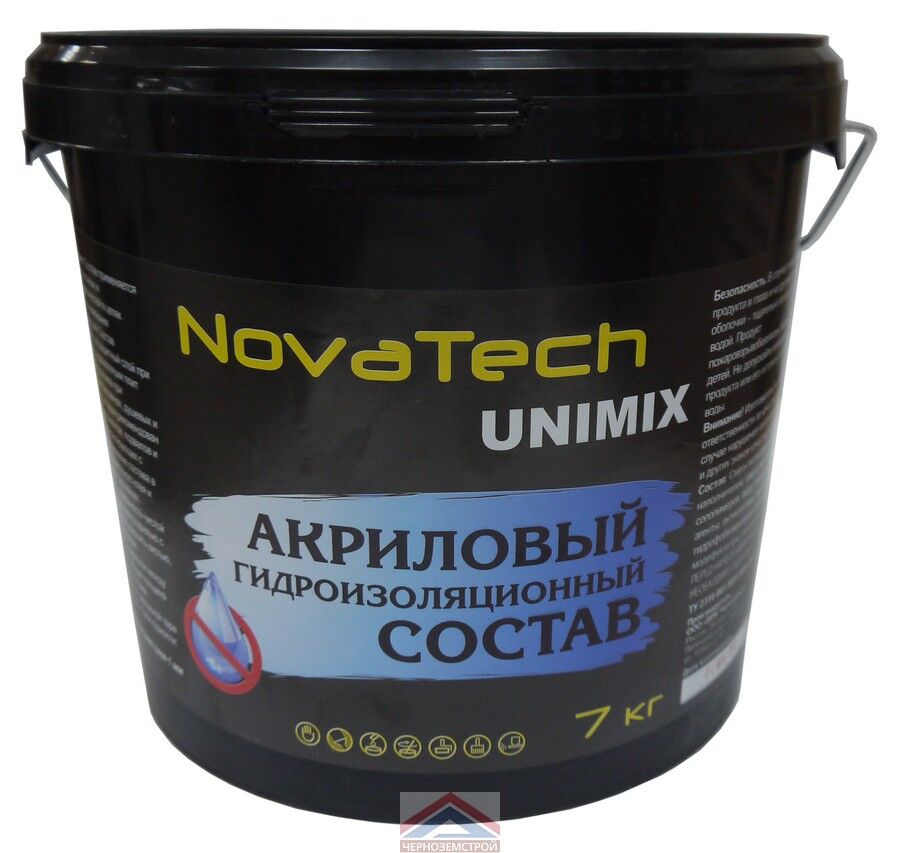 Мастика Гидроизоляционная NovaTech Unimix 7 кг